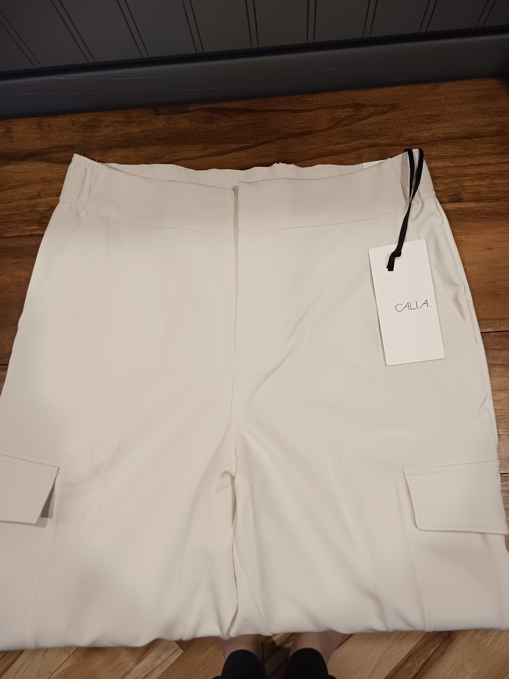 CALIA by Carrie Underwood High-Rise Jogger in White - Picture 4 of 4